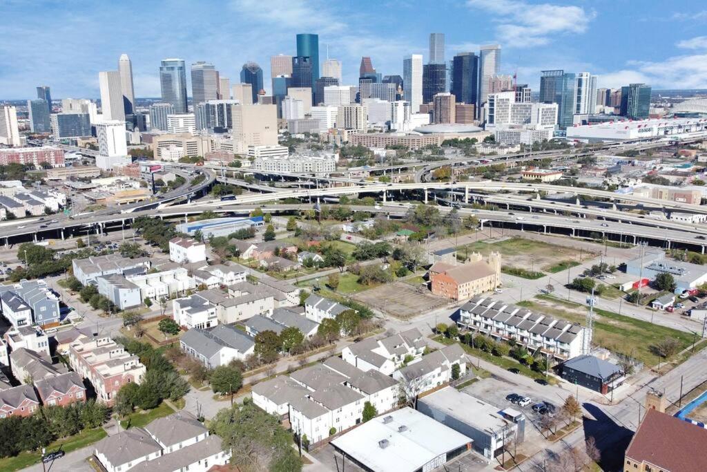 Villa 3Br/3.5Ba Three Story East Downtown Townhouse With View Houston Exterior foto