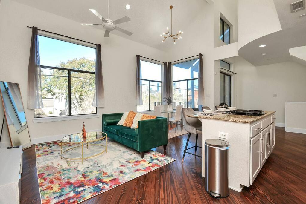 Villa 3Br/3.5Ba Three Story East Downtown Townhouse With View Houston Exterior foto