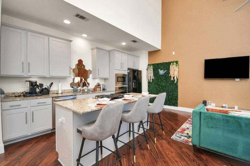 Villa 3Br/3.5Ba Three Story East Downtown Townhouse With View Houston Exterior foto
